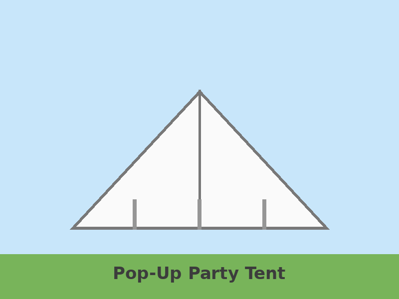 20×20 Pop-Up Party Tent