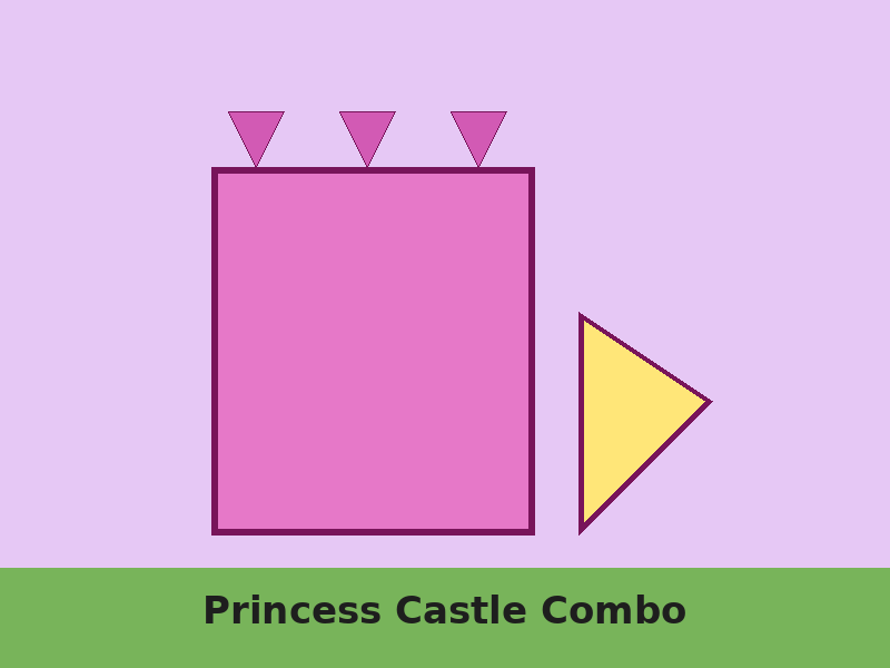 Princess Castle Combo (Bounce + Slide)